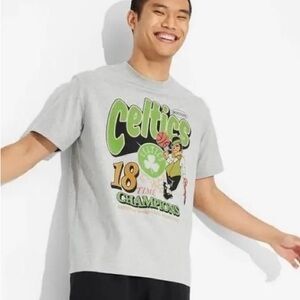 NWT: NBA Gray Celtics Champions Tee